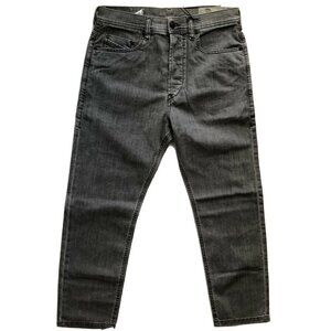 Diesel Rhial Mens 0681D Gray Slim Carrot Jeans Multi sizes